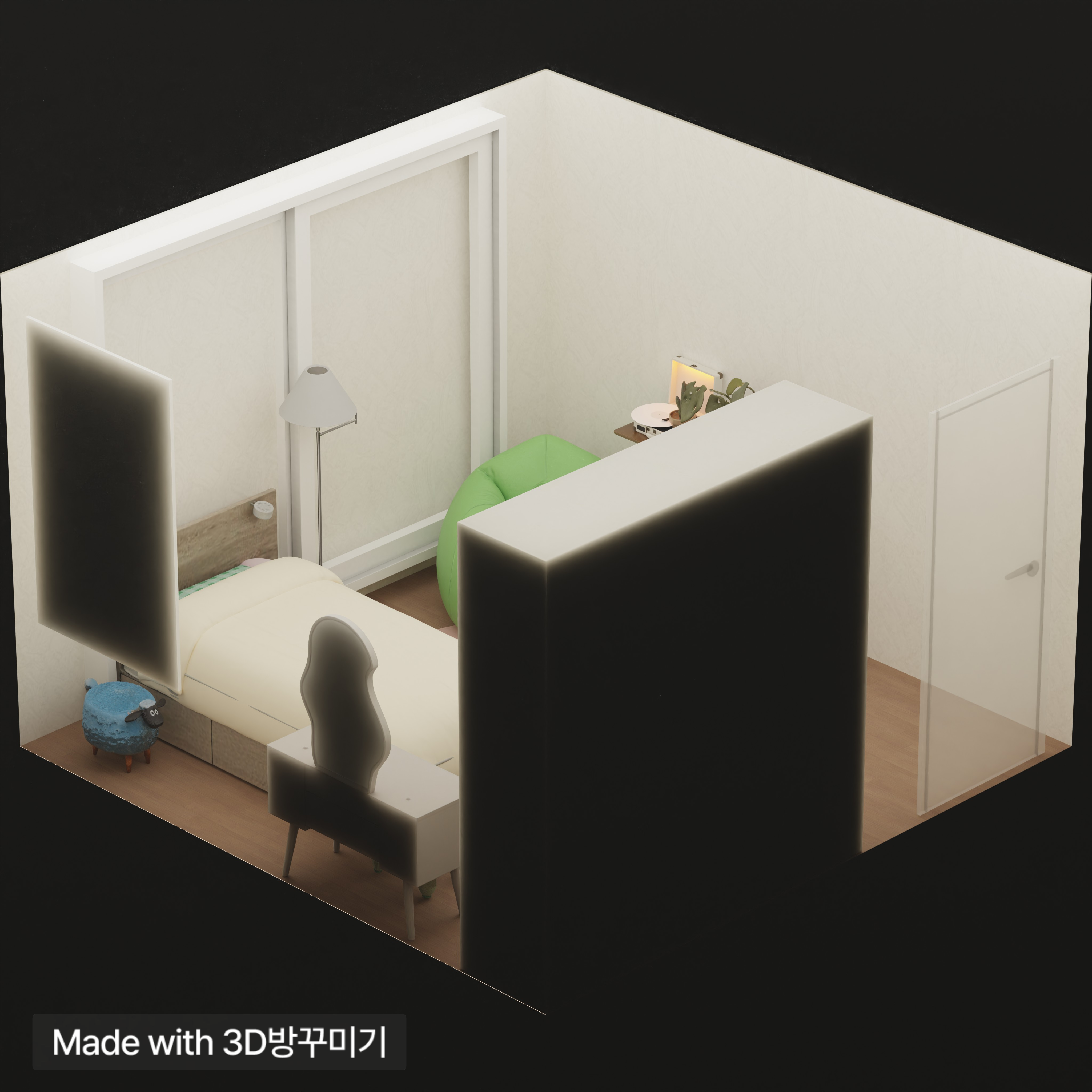  #3d방꾸미기 #챌린지 Room Decorating #10평미만 #Furniture Arrangement #Interior #Pocket Room #Room Decorating #3D Mobile